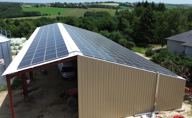 Centrale solaire agricole